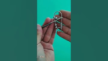 @Hoco Interesting wire wrapping to make key hooks #diy #handmade #diycrafts