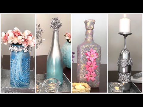 4 IDEAS TO RECYCLE GLASS JARS