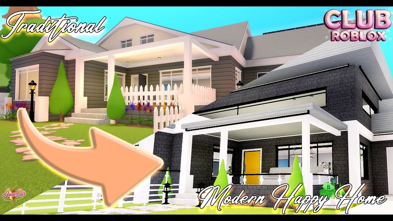 I renovated the starter house in Club Roblox! Traditional to