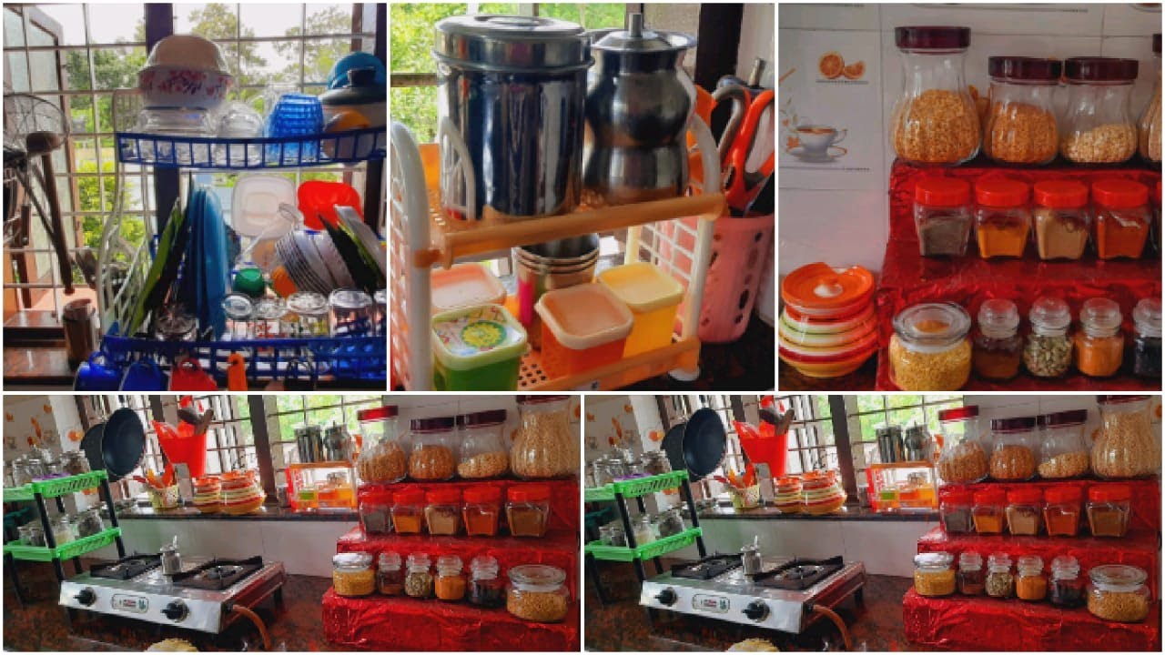 kitchen tour video kerala style Non modular kitchen Tour small kitchen