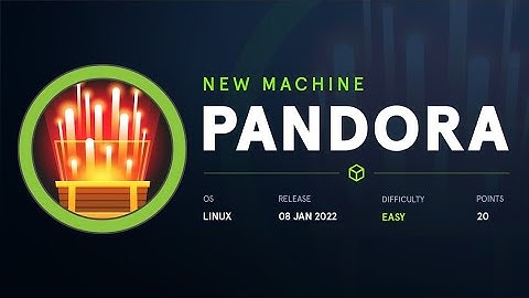 [HTB] Pandora  |  2022