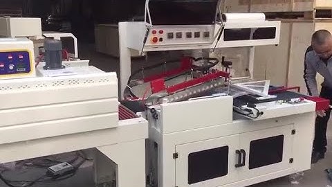 Fully Auto Shrink Wrapping Machine Wrapping Machine Semi auto shrink wrap Paper plates packaging