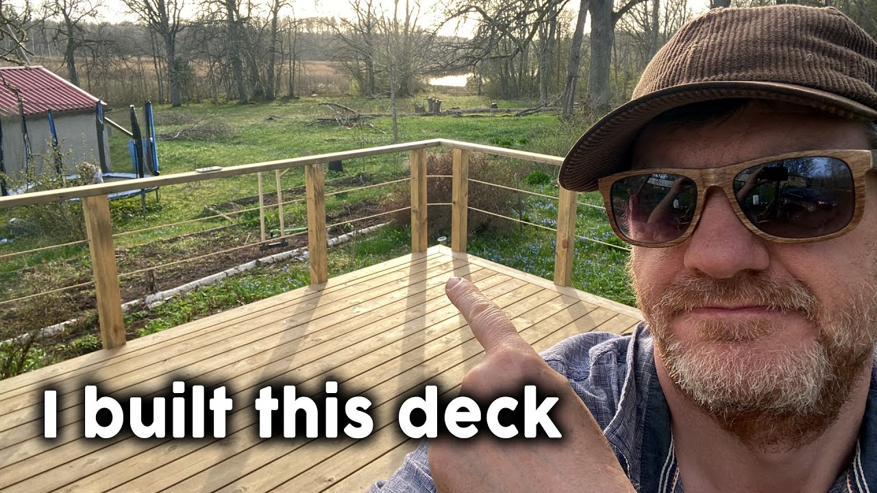 Building a DIY Deck on a Slope | Homestead Hangout Upgrade