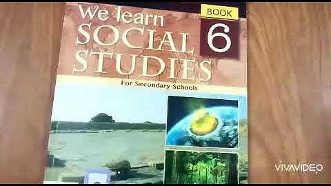Class VI, Social Studies, week01 ,Lecture #01