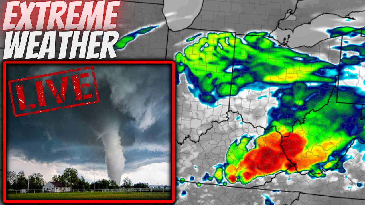 🔴BREAKING WEATHER - Widespread Damaging Winds, Tornadoes & Hail ...