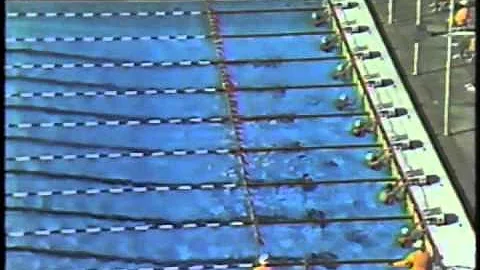 1984 Olympics - Women's 100 Meter Backstroke
