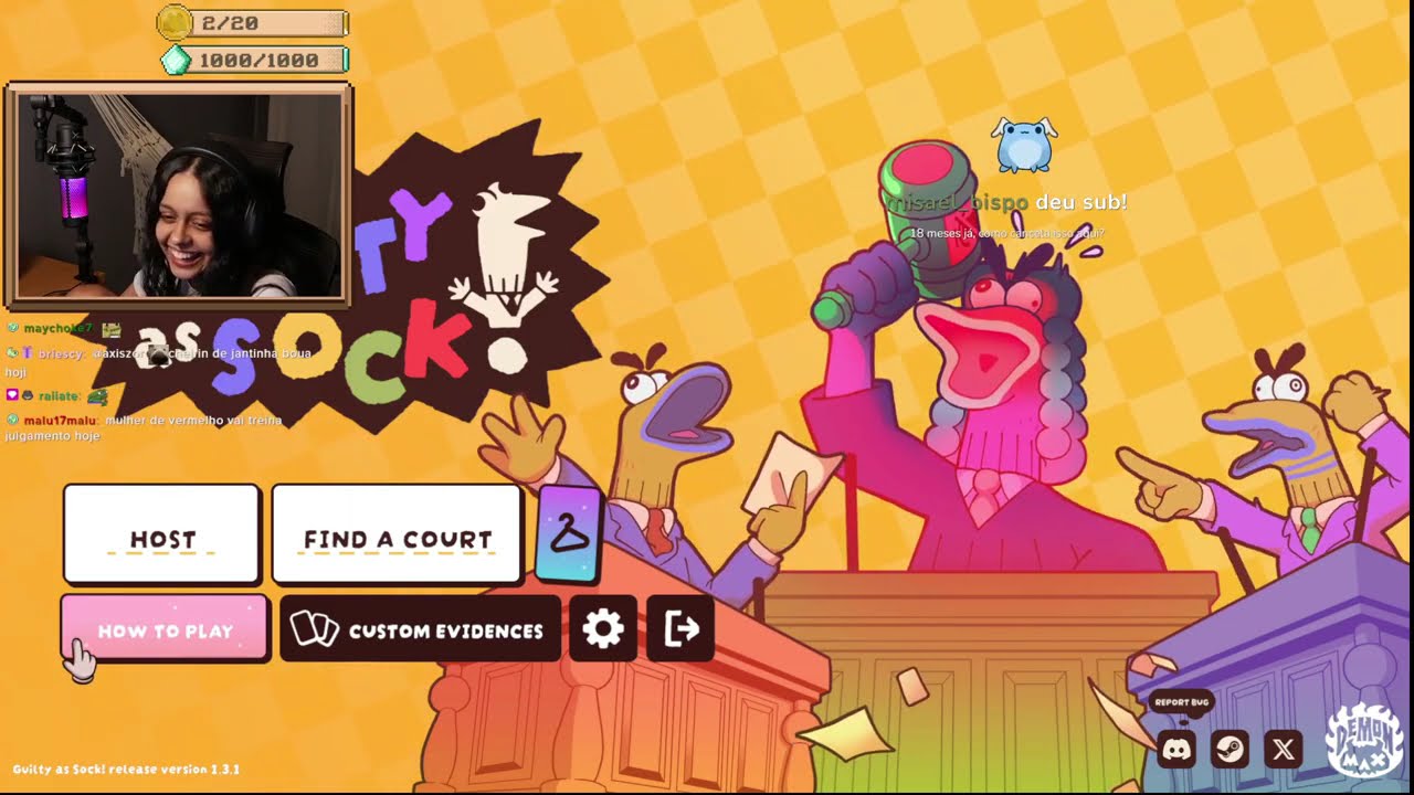 Guilty as Sock com as meninas - Choke7