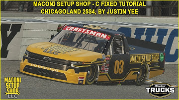 iRacing Maconi C-Fixed Trucks Chicago Guide to Qualifying and Race 25S4