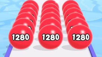 Ball Run 2048 Infinity Mode - Gameplay Walkthrough New Best Record (iOS, Android)