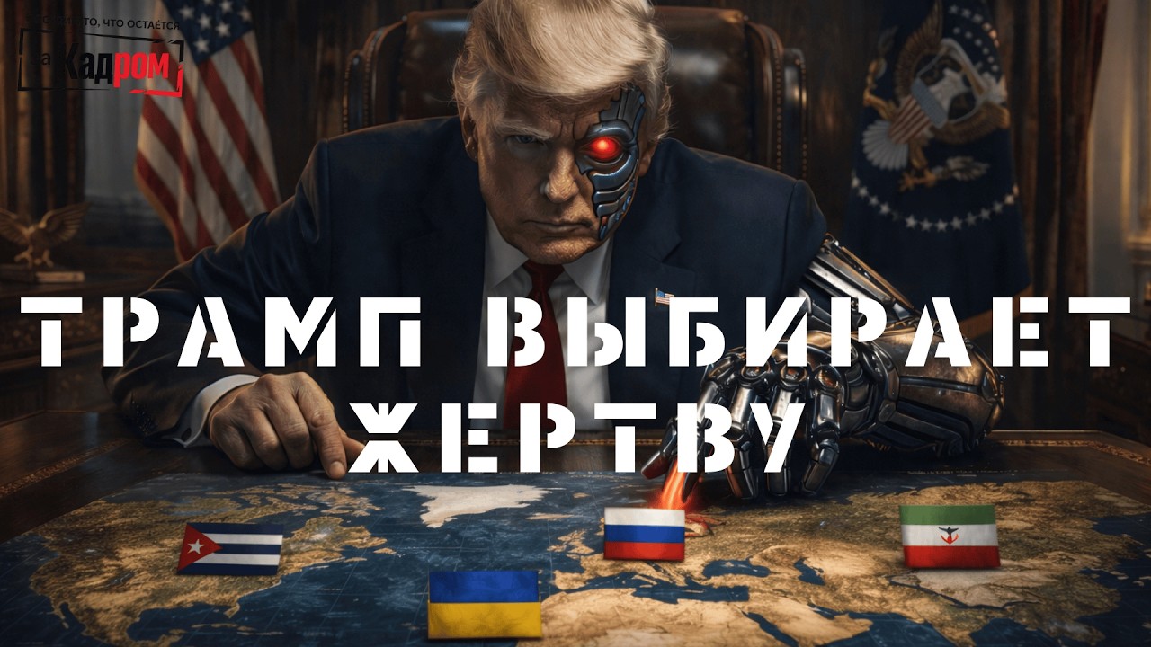 за Кадром ⚡️Как воинственная риторика Трампа отражается на России. Взаимосвязь мировых событий.