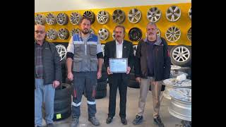 Ak.kobi.bir , Başkanımız Syn. Yaşar Ar , Teşekkür Belgesi Takdim Ettiler.