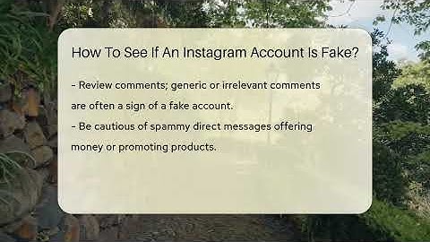 How To See If An Instagram Account Is Fake? - Everyday-Networking