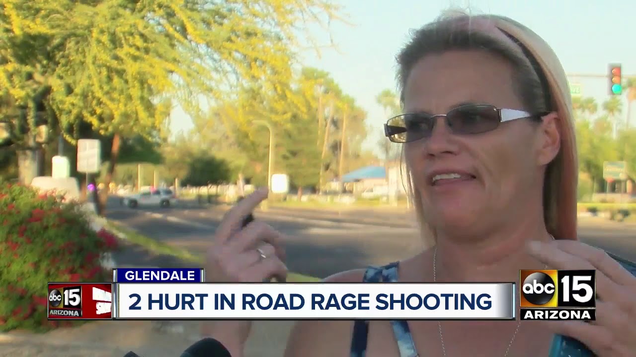 Glendale police: Two hospitalized in road rage shooting - YouTube
