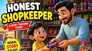 “Honest Shopkeeper Story ❤️ | A Heart Touching Kids Story | Moral Story in English”