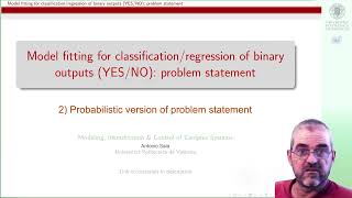 Model fitting for classification (2): probabilistic version, problem statement Net Worth