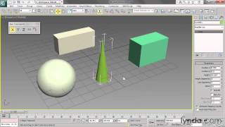 3DS max tutorial | Interface : Axis Constraints
