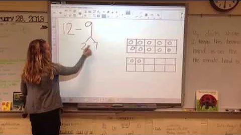 Subtraction with the make a ten strategy