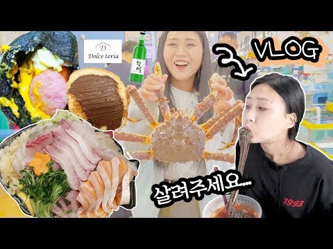 <strong>킹크랩</strong> 돌체테리아 <strong>노량진수산시장</strong> 회먹방 해장냉면 먹방 MUKBANG VLOG