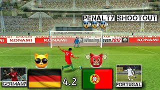 Android mobile gameplay Portugal vs germany football match Goals 4.2 penalty shootout  video HD2021 screenshot 4