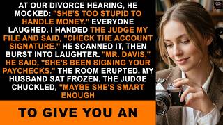 Famous "At our divorce, he said I’m too stupid for money. Then the judge discovered the shocking truth." Profile