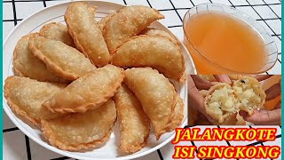 Cara Membuat Jalangkote Isi Singkong || Pastel Isi Singkong