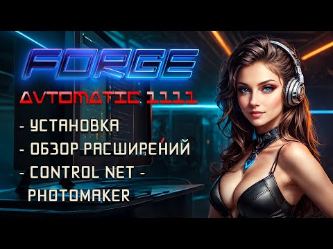 Видео: Лучшая нейросеть - Stable Diffusion Web Ui (Automatic1111) / Forge / Control net Photomaker / Обзор