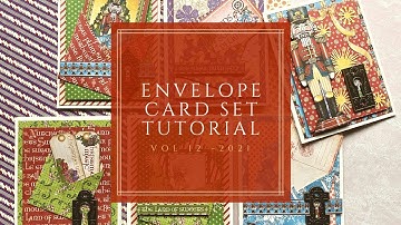 Interactive Envelope Card Set Tutorial featuring Nutcracker Sweet