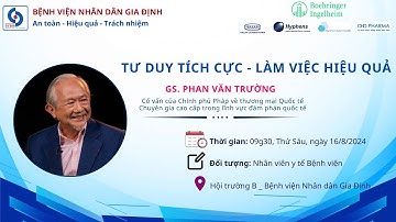 Tư duy tích cực - Làm việc hiệu quả | BVNDGĐ x GS. Phan Văn Trường | Cấy Nền Radio
