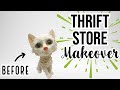 THRIFT STORE makeover | Transforming STATUES into ART | STEAMPUNK CAT