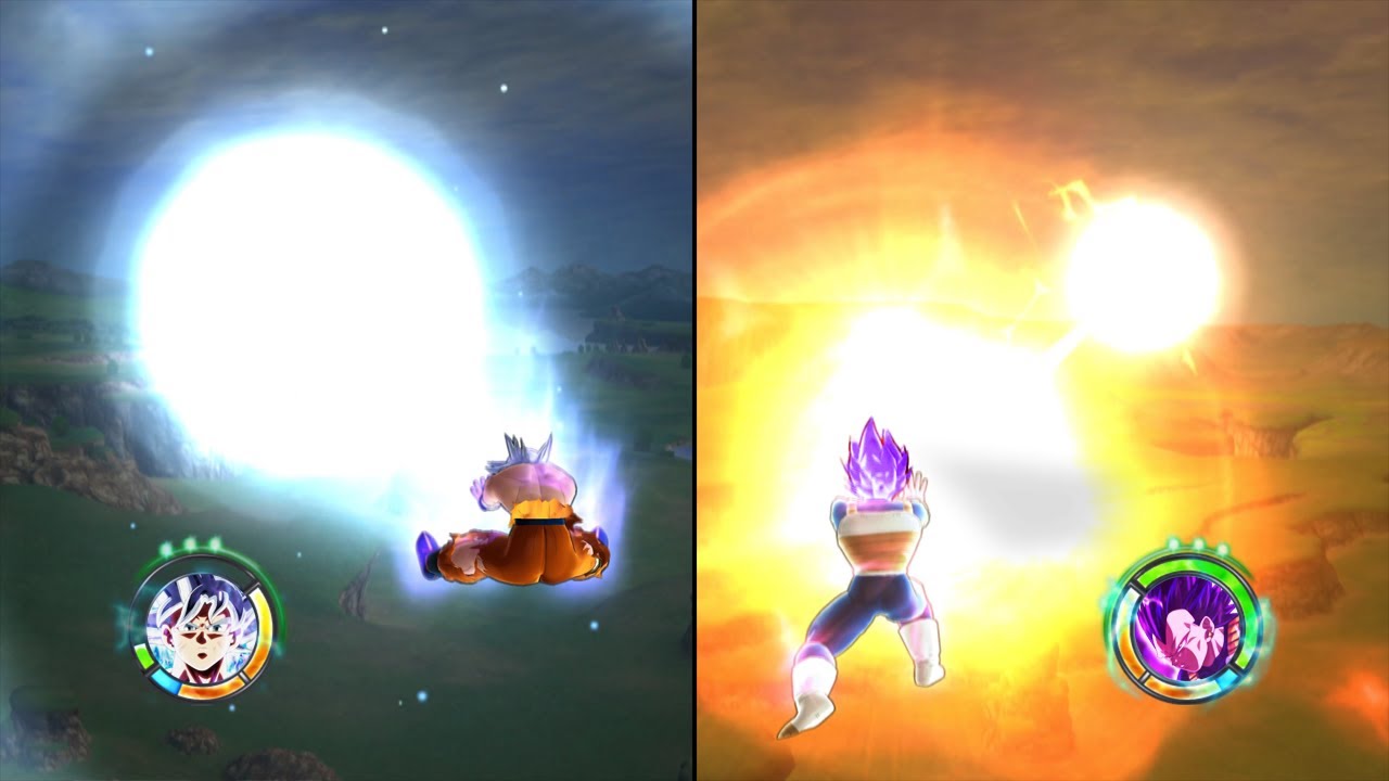 dragon ball z raging blast 2 beam struggle