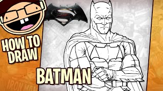 How to Draw BATMAN (Batman v Superman: Dawn of Justice) | Narrated Step-by-Step Tutorial