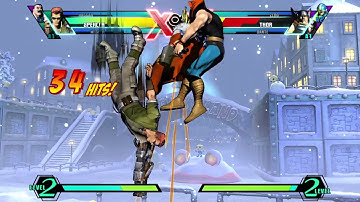 ULTIMATE MARVEL VS. CAPCOM 3 Boss Dynamite Combo