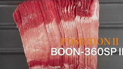 BOON-360SPⅡ "POSEIDONⅡ" Frozen meat slicer