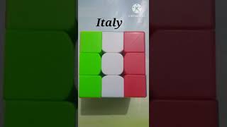 Crazy summer dance. Country flags on Rubik's cube. #rubikscube #flags #countrysong.