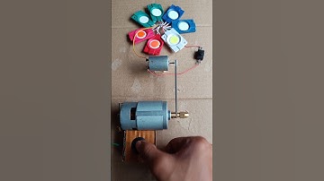 Using 775 DC Motor to Generate Electricity with Dynamo – LED Glows! | #shorts #dcmotor
