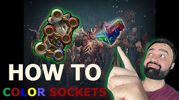 HOW TO COLOR SOCKETS ON AN ITEM IN PATH OF EXILE in 3.22 (New Player guide)