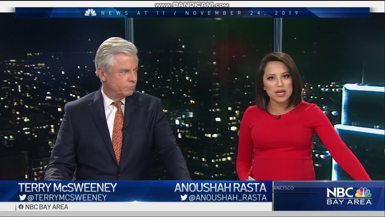 KNTV NBC Bay Area News at 11pm Sunday open November 24, 2019 YouTube
