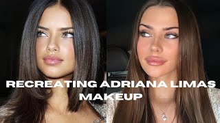 adriana lima inspired makeup tutorial