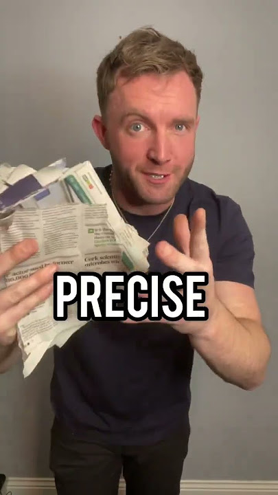 Magician restores torn newspaper #magictrick #magician