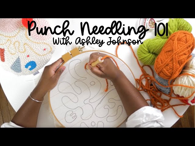 CLASS101+  Tingling at home! Decorate your room with Punch Needles