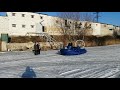 HOVERJUKE electric hovercraft test on ice