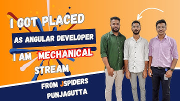 A mechanical student journey to becoming an Angular developer.  |  JSpiders | Hyderabad Punjagutta
