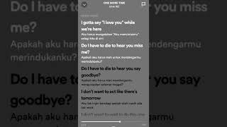 Terjemahan Lirik Lagu : One More Time - Blink-182 #songs #lirikterjemahan #liriklagu #songlyrics