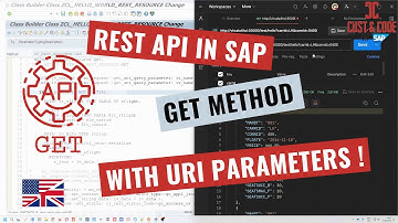 REST API in SAP - Use GET Method with URI Parameters [english]