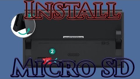 How To Install Micro SD Card On Nintendo Switch OLED