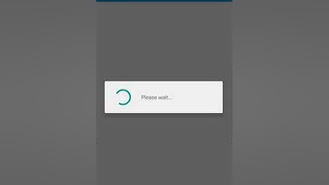 How to show "Please wait..." dialog box in Sketchware | Sketchware