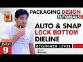 Packaging Design Course - Learn "Auto & Snap Lock Bottom Dyeline" - Lesson # 9