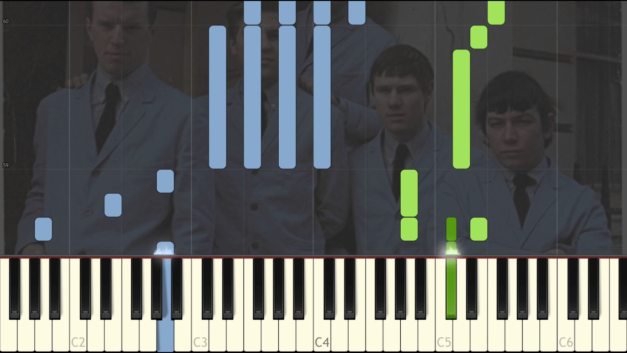 The Animals House of the rising sun Piano Tutorial Synthesia YouTube