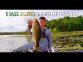 Calm Summer Morning Bass Fishing in West Metro MN — 6 Catches on 3 Lures!