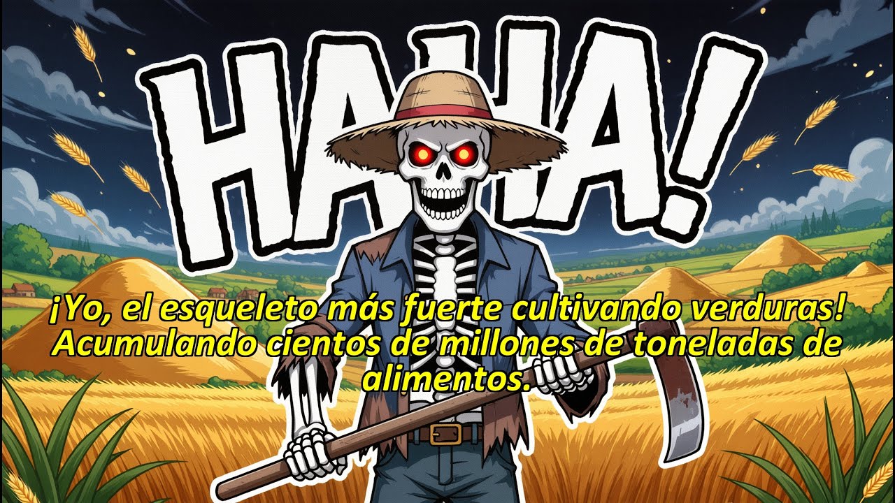 📌¡Yo, el esqueleto cultivador más poderoso!